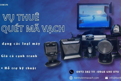THUÊ MÁY QUÉT MÃ VẠCH QRCODE UY TÍN, GIÁ RẺ